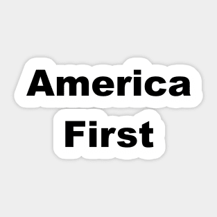 America First Sticker